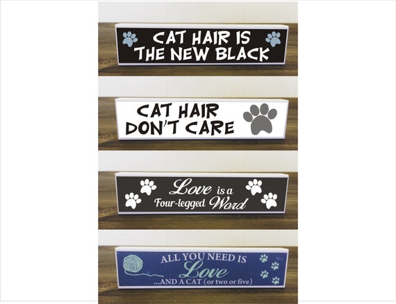 Katze Spruche Zitate Dunn Holzregal Babysitter Zeichen Regal Etsy