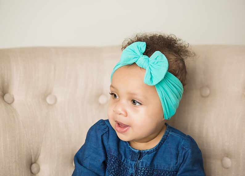 Nylon Baby Head Wraps Knot Bow Head Wrap Nylon Baby Etsy
