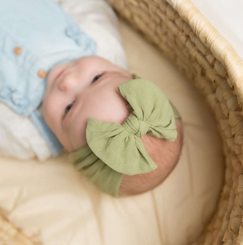 Nylon Bow Headbands Knot Bow Baby Headband Nylon Headband Etsy