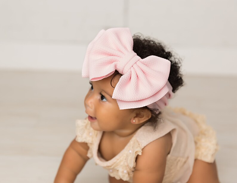 Large Bow headband baby headbands bow headwrap bow turban Etsy