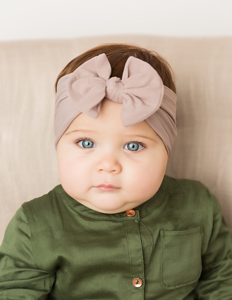 Nylon Headband Knot Bow Nylon Head Wrap Nylon Baby Headband Etsy