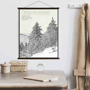 Okemo Mountain Vermont Poster | Leinwand von Okemo Mountain Resort | Gedruckter Marktplatz