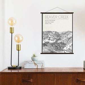 Beaver Creek Colorado Wintersportort | Leinwand von Beaver Creek | Gedruckter Marktplatz