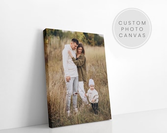 Customizable Family Photo Canvas, Personalized Family Canvas, Custom Canvas Pictures by Printed Marketplace