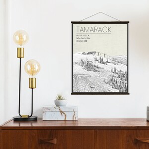 Tamarack Idaho Ski Resort Druck | Leinwand von Tamarack Resort | Gedruckter Marktplatz