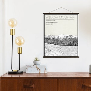 Wildcat Mountain New Hampshire Ski Resort Druck | Hängende Leinwand von Wildcat Mountain Ski Area | Gedruckter Marktplatz