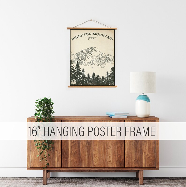 16 Wooden Hanging Picture Frames Hanging Etsy