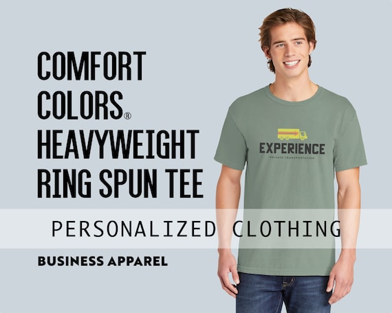 Comfort Colors ® Heavyweight Ring Spun Tee | Custom Colorful T-shirt | Heavyweight T-shirt
