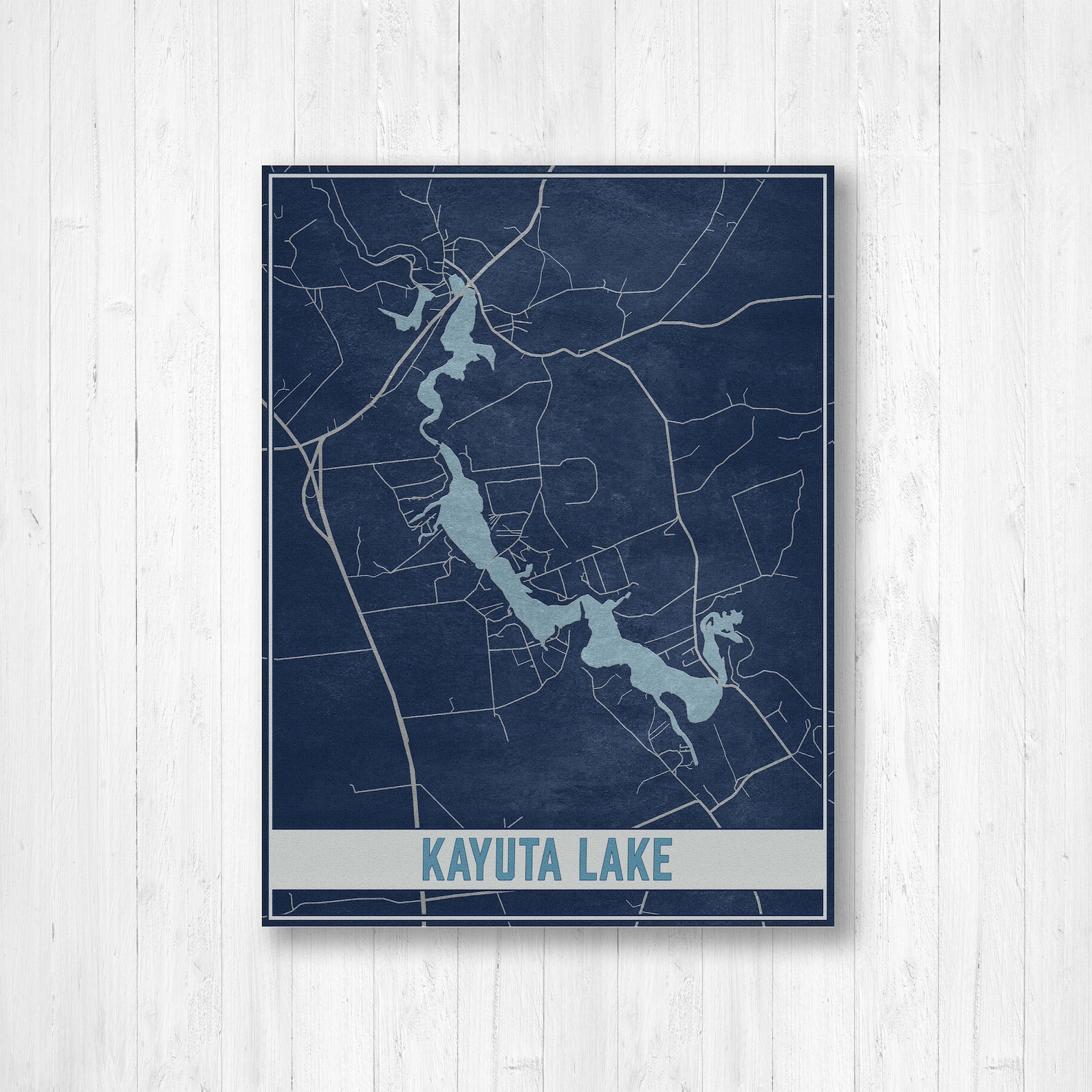 Kayuta Lake New York Map Print Kayuta Lake Poster Etsy