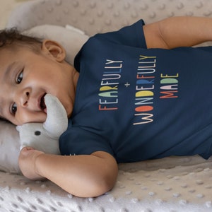 Fearfully and Wonderfully Made Onesie® | Baby Bible Quote | Newborn Bodysuit