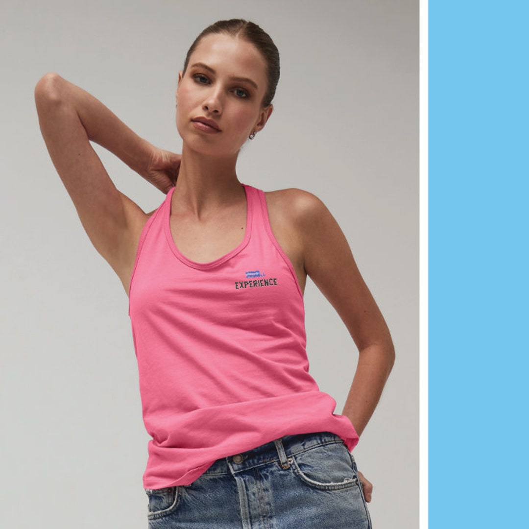 Customizable Bella and Canvas Logo Women's Racerback Tank | Create Your ...