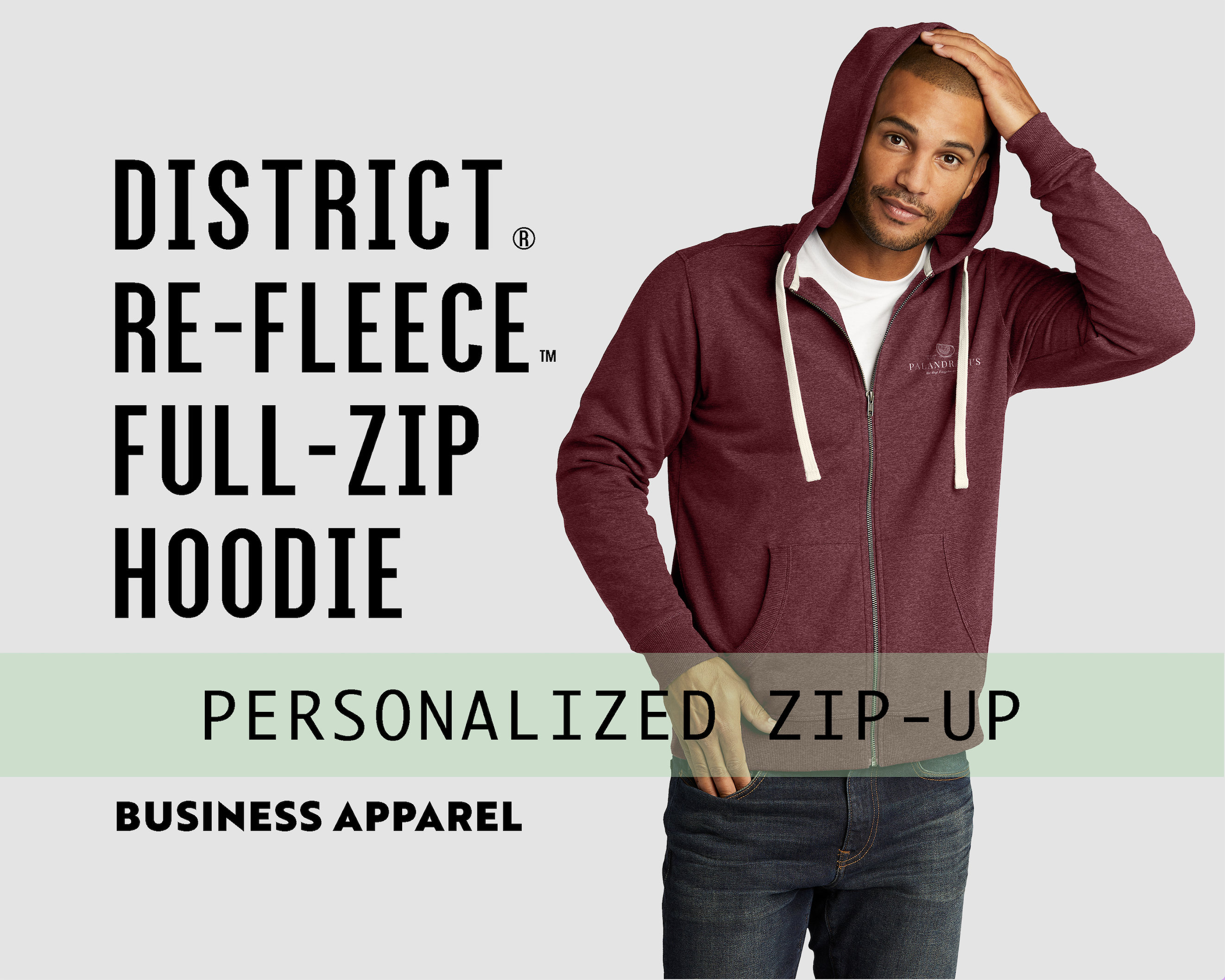 District Re-Fleece Full-Zip Hoodie