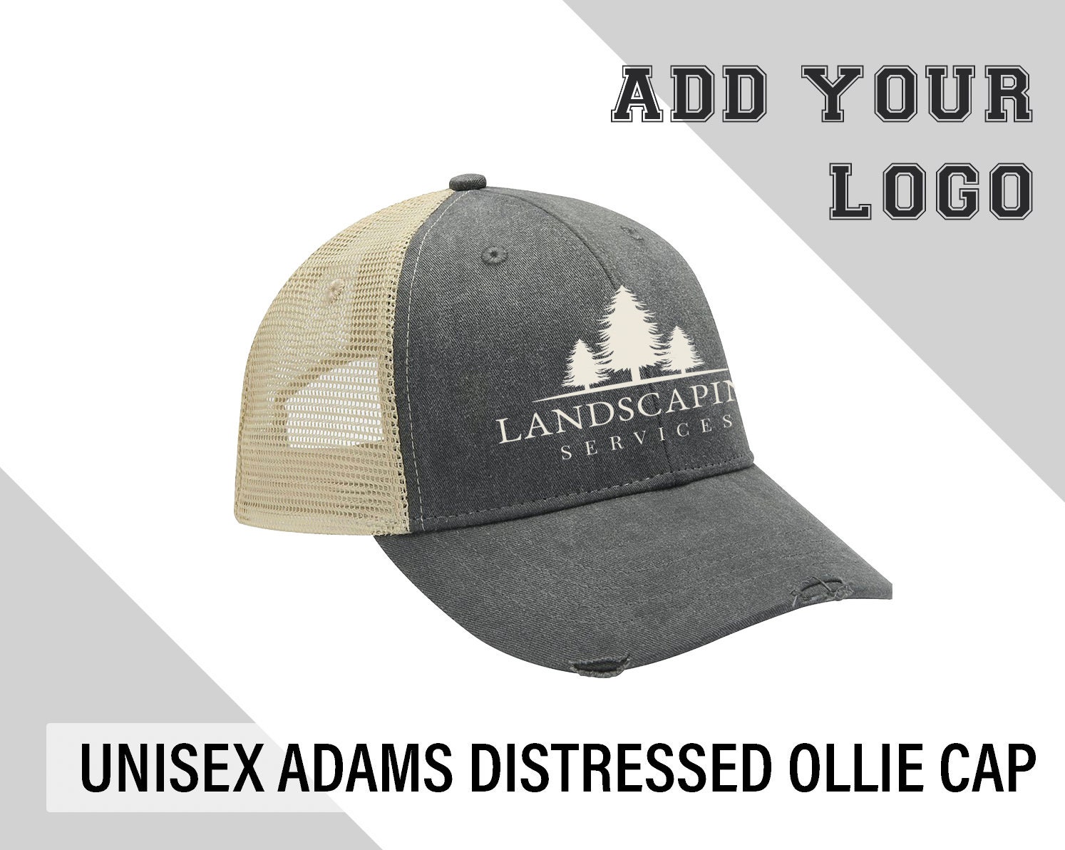 Personalized Adams Distressed Ollie Cap 