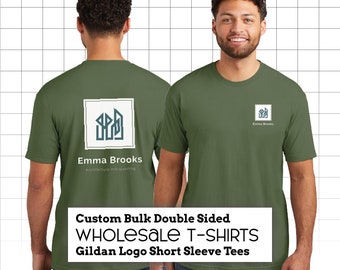 BULK Apparel | Customizable Bulk Wholesale T-shirts | Gildan Logo Short Sleeve Tees | Custom Gear for Event | Personalized Business Apparel