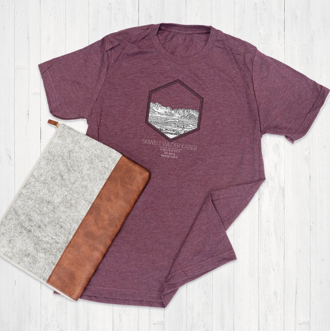 Skiwelt Wilder Kaiser Ski Resort Hexagon T-Shirt oder Hoodie von