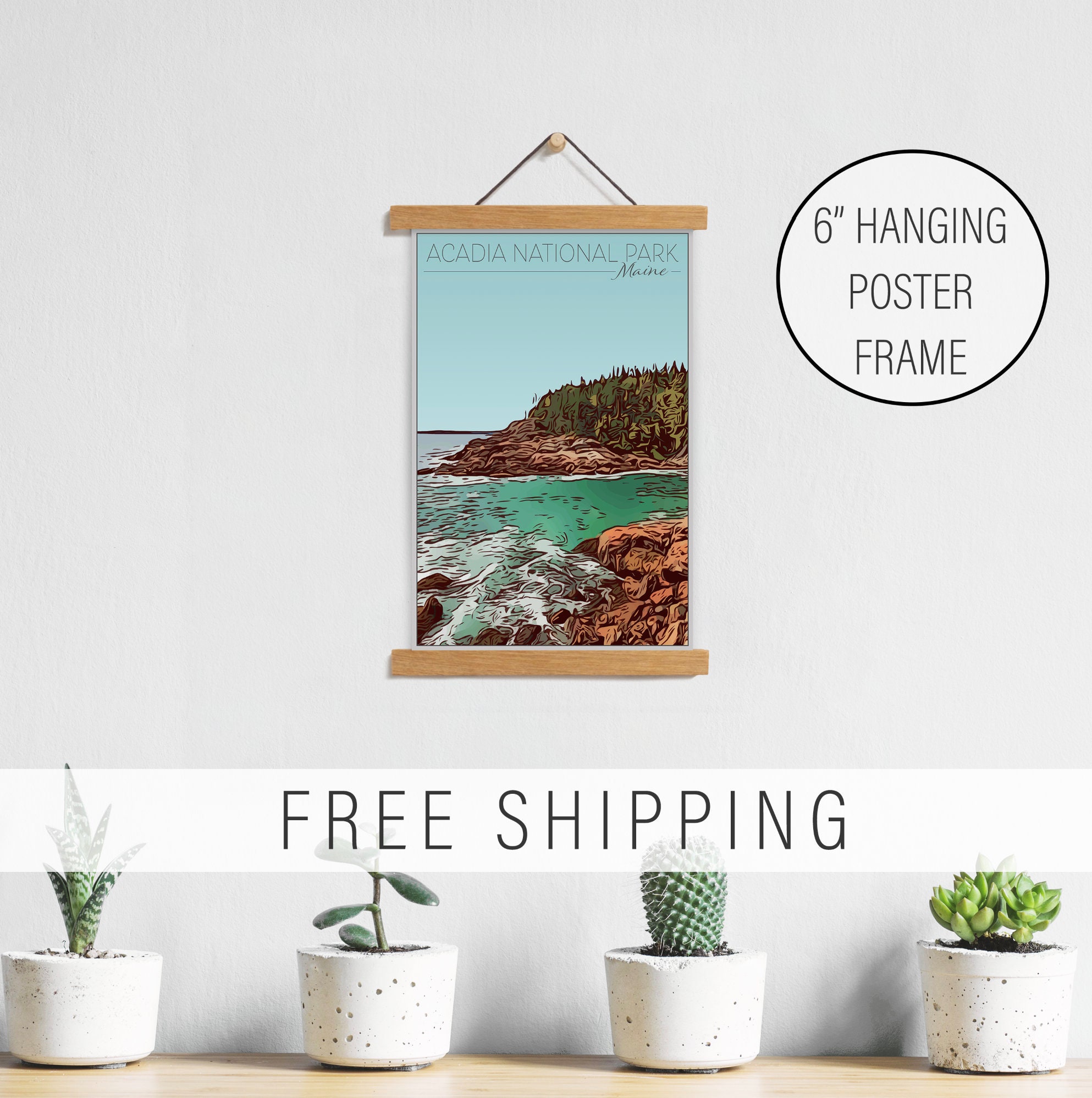 BOOMTB Wall Hang Frame Vintage Wooden Photo Frame Shabby Chic Picture  Poster Frame Environmental for Protection Housewarming Gi 