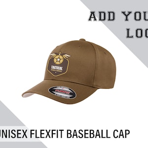 DTF Printed Personalized Flexfit Baseball Hat | Custom Wooly Combed Cap