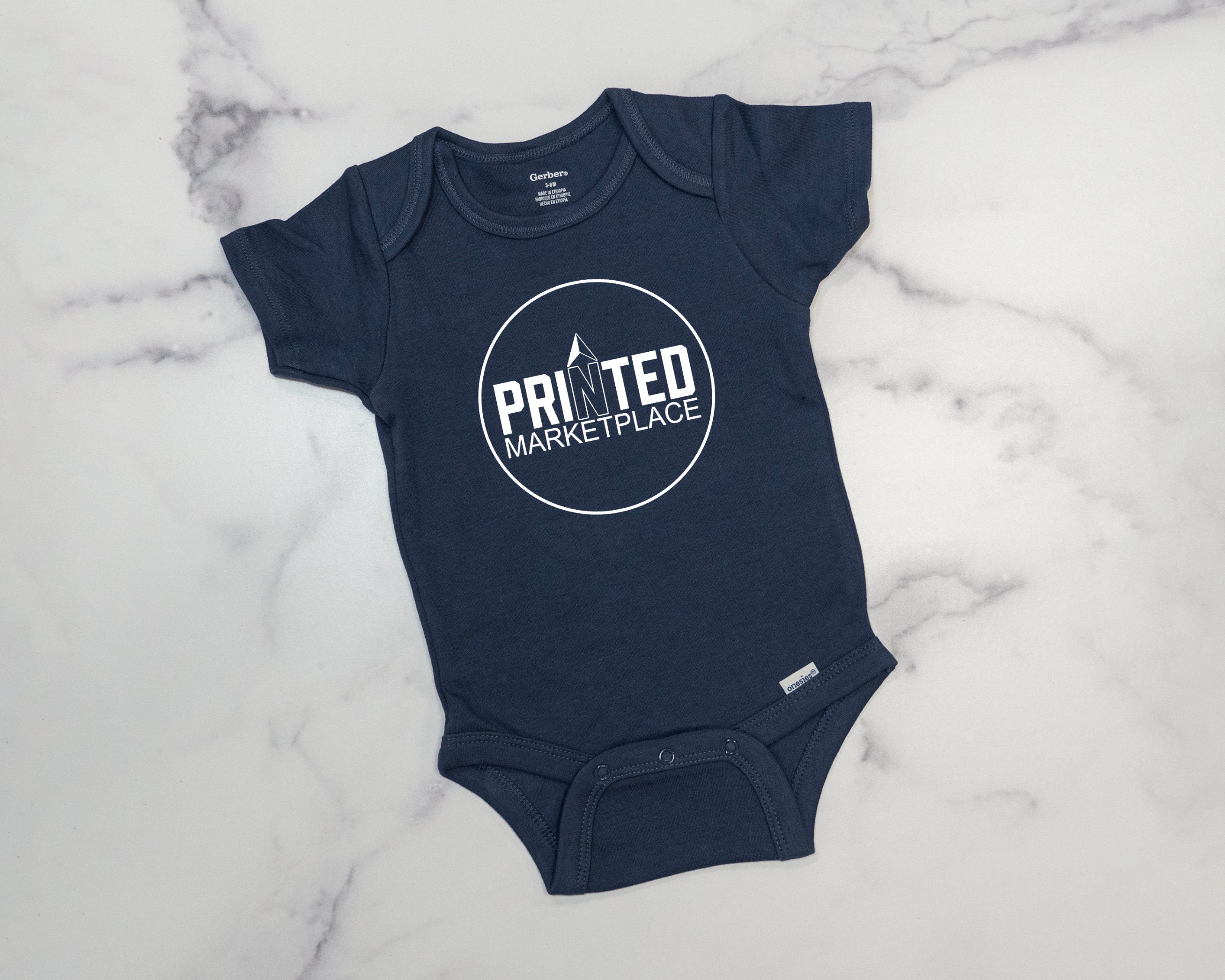 Customizable Logo Graphic Onesie or T shirt Personalized Baby