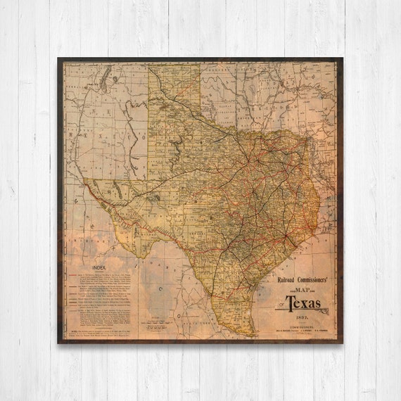Texas State Map Map Of Texas State