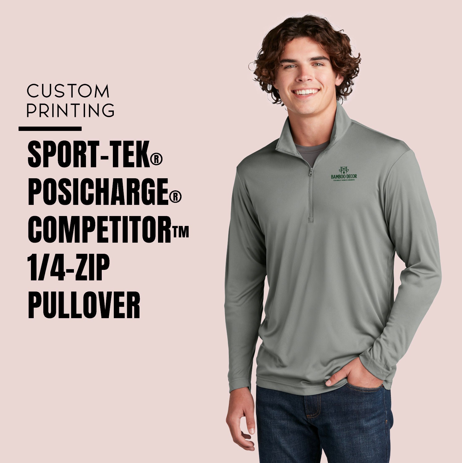 Sport-Tek Women's PosiCharge Competitor 1/4 Zip Pullover - Moisture Wicking, Lightweight, Polyester - View #11