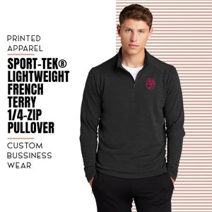 Sport-Tek® Lightweight French Terry 1/4-Zip Pullover | Customizable Pullover | Comfy Terry Pullover
