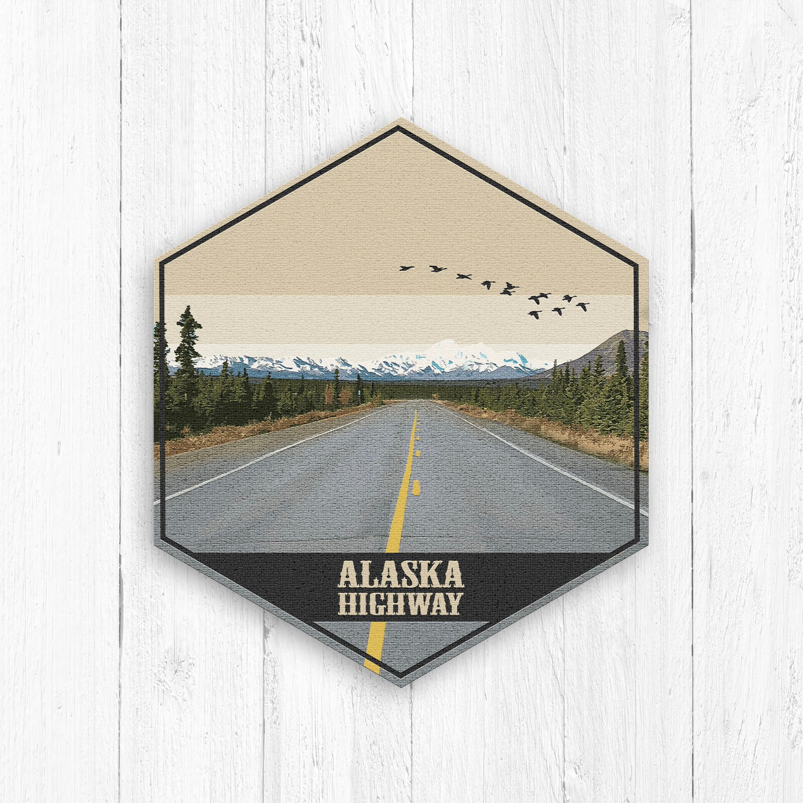 Alaska Highway Sticker Decal Vinyl Travel Vacation Souvenir...