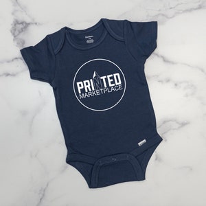 Customizable Logo Graphic Onesie® Or T-Shirt | Personalized Baby Apparel | Kids Custom Tee