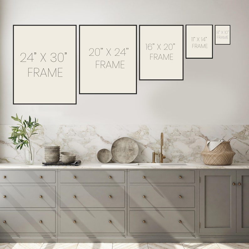 24x30 Wooden Picture Frames by Printed Marketplace Etsy