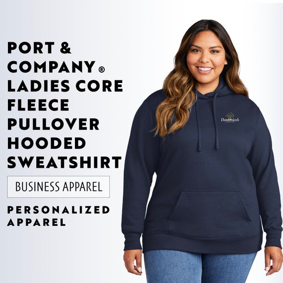 Port Company Ladies Hooded Sweatshirt Custom Fleece Hoodie Women s Personalized Apparel Etsy UK