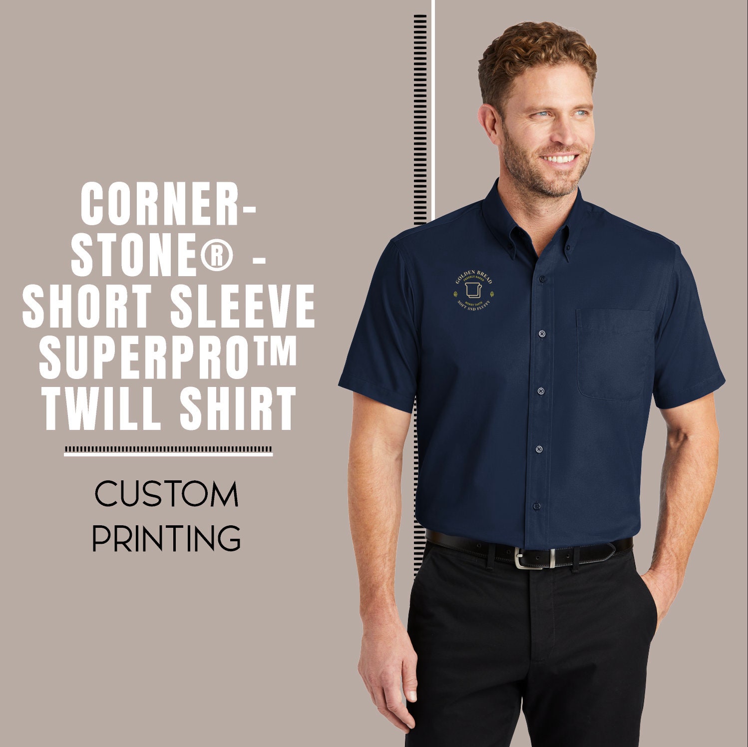 CornerStone® - Short Sleeve SuperPro™ Twill Shirt | Custom Twill Shirt |  Custom and comfy shirt