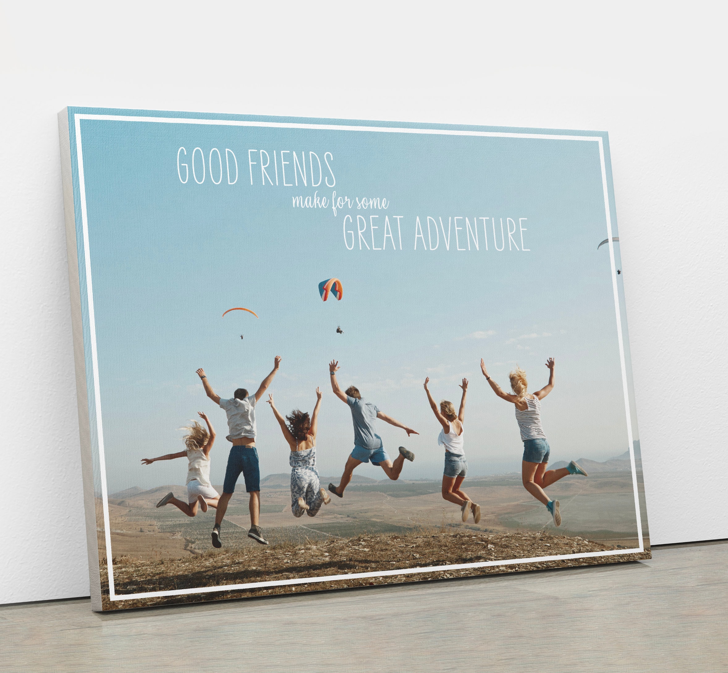 Customizable Best Friend Canvas by Printed Marketplace Etsy UK