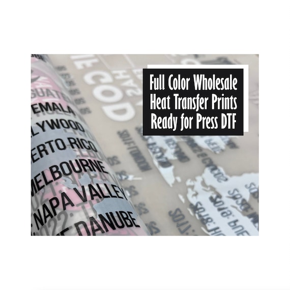 Ready for Press Wholesale Heat Transfers Custom Bulk Printing Full Color  Bulk Apparel Printing 