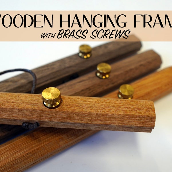 Hanging Brass Frames Etsy