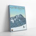 Hunter Mountain New York Modern Illustration Print Hanging Canvas of ...