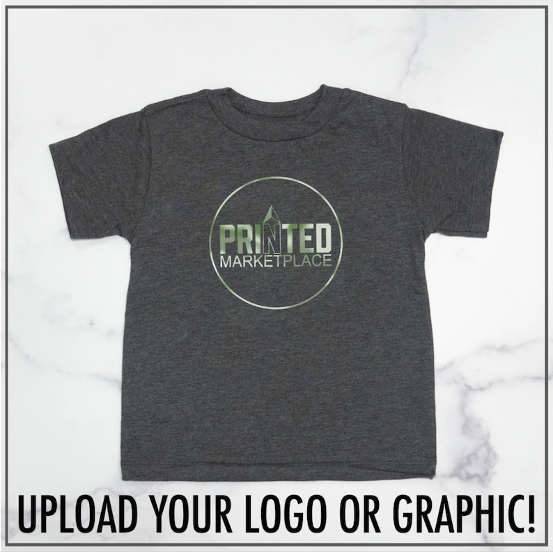 upload your logo or graphic to us for customization or the shirt