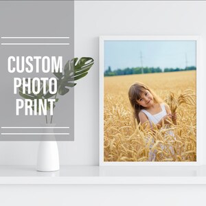 Personalized Photo Print, Picture on Canvas, Family Picture Canvas, Custom Made Canvas, Gift Idea, Wedding, Christmas, Birthday Meaningful