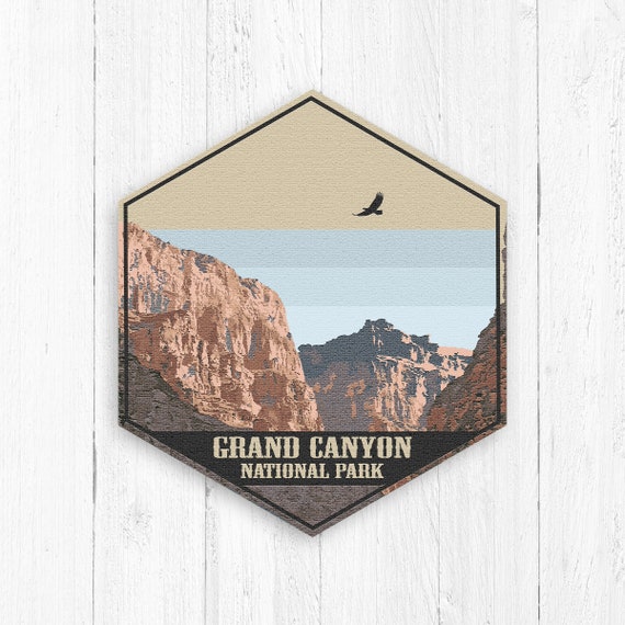 Grand Canyon National Park Hexagon Canvas by Printed Marketplace