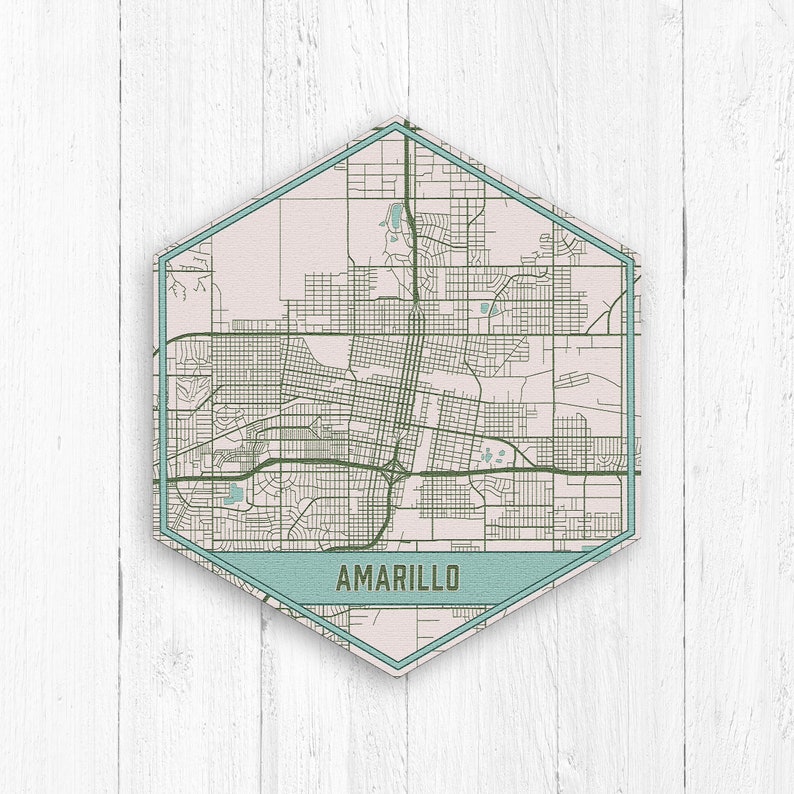 Amarillo Texas Hexagon City Street - Il 794xN.1832422647 Jf6t