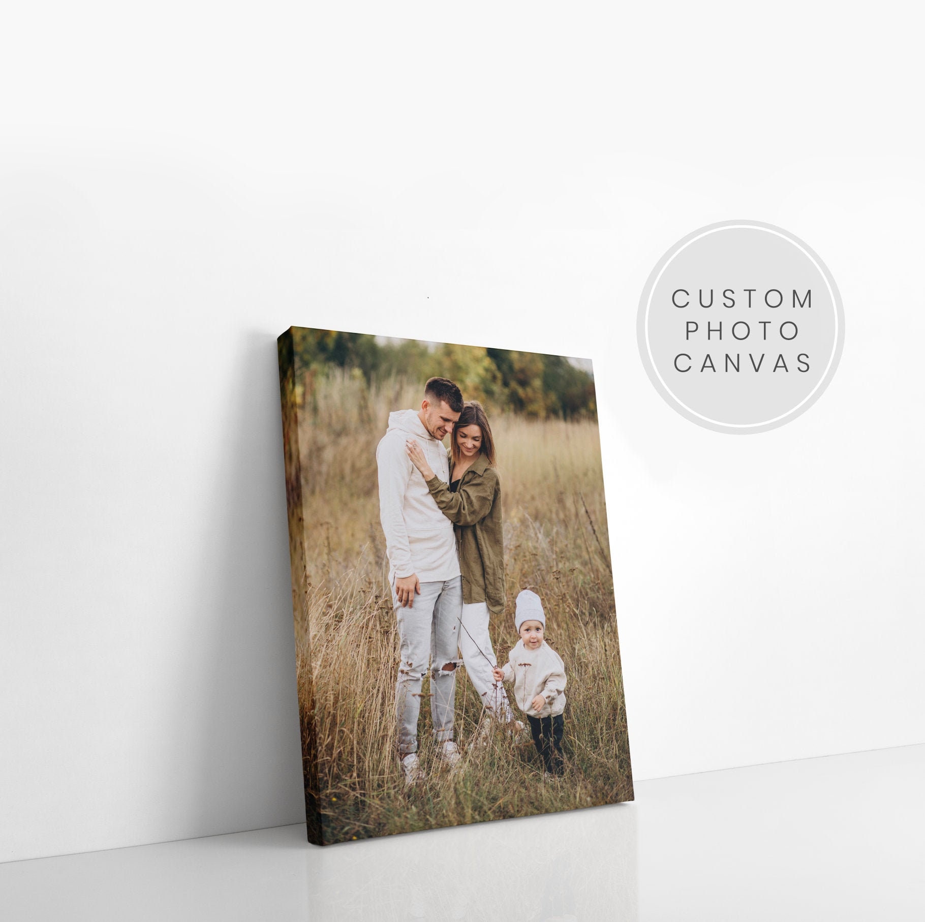 Customizable Family Photo Canvas, Personalized Family Canvas, Custom Canvas  Pictures by Printed Marketplace 