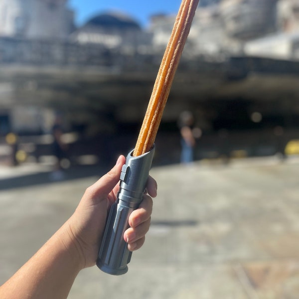 Galaxy's Edge Lightsaber Churro Holder | Lightsaber | Star Wars Inspired | Personalized Gift | Handmade