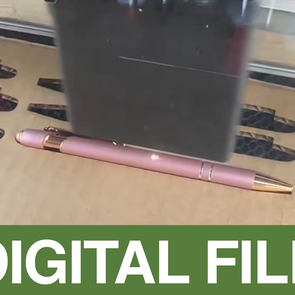 Digital Cut File for Metal Pen Jig File