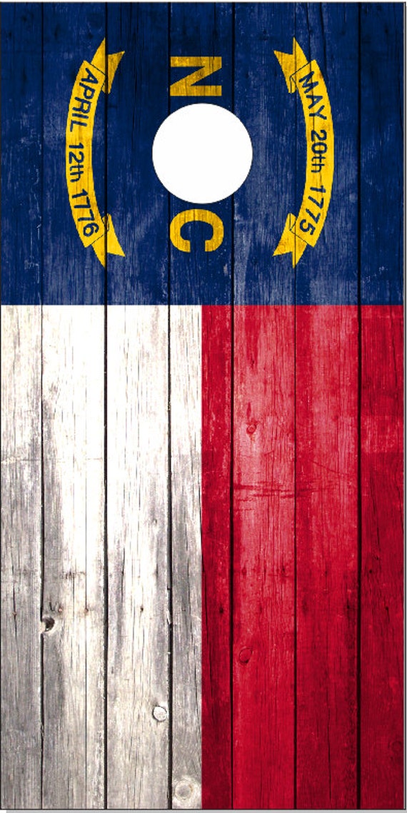 Tennessee Flag Orange Wood Cornhole Wrap Bag Toss Skin Decal Sticker Wraps