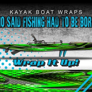 Limewire Kayak Vinyl Wrap Kit Graphic Decal/Sticker 12ft and 14ft