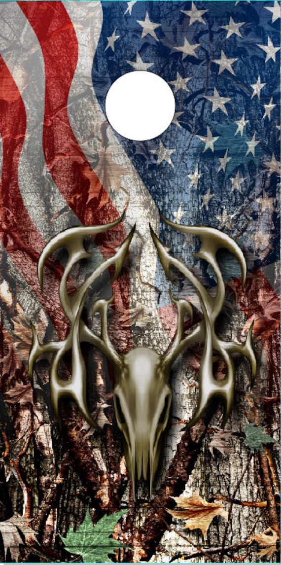 Bass Jumpng Fshng Camouflage Cornhole Board Decal Wrap Wraps | EBay