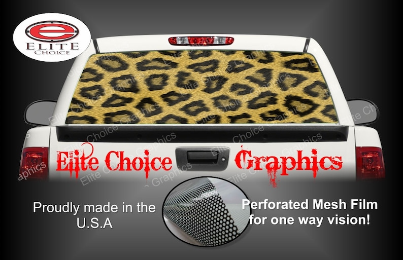 cheetah print window decals cheetah print window decals