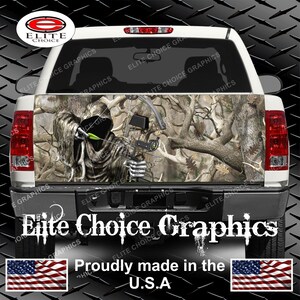 Bow Reaper Obliteration Camo Truck Tailgate Wrap Vinyl Graphic Decal Sticker Wrap