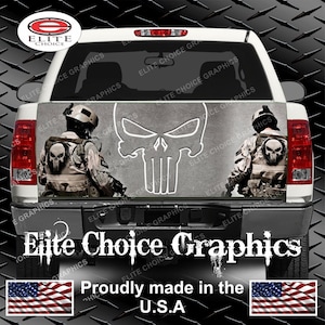 Military Infidel Truck Tailgate Wrap Vinyl Graphic Decal Sticker Wrap