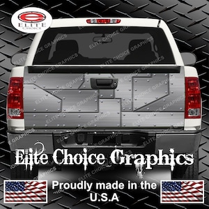 Airplane Metal Truck Tailgate Wrap Vinyl Graphic Decal Sticker Wrap