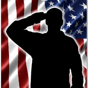 Military Salute Cornhole Wrap Bag Toss Decal  Skin Sticker Wraps Laminated or Non Laminated