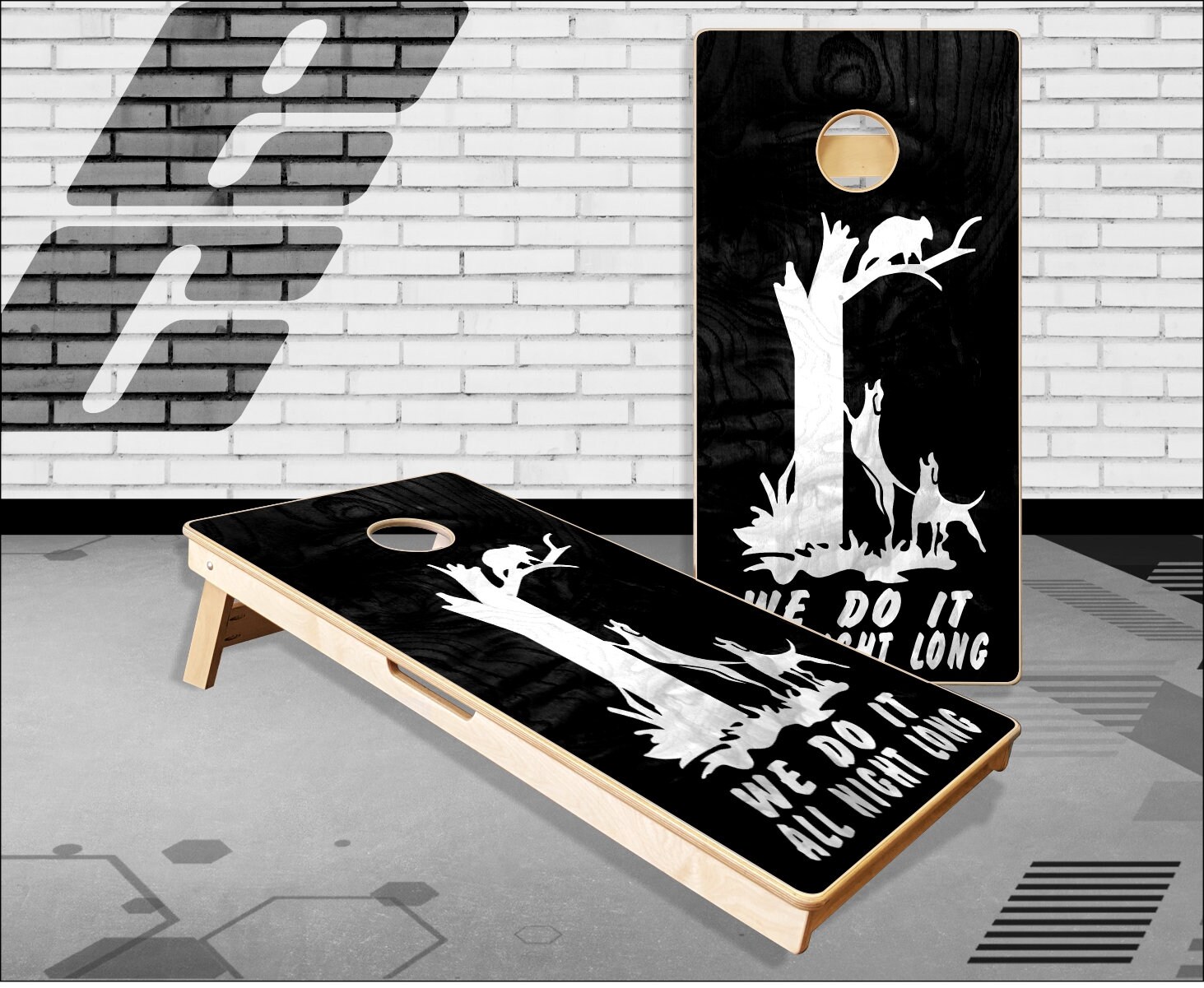 Coon Hunting Cornhole Boards Bag Toss Game With Bags - Etsy